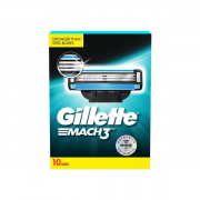 Gillette Mach 3 Cartridge  (Pack of 10)